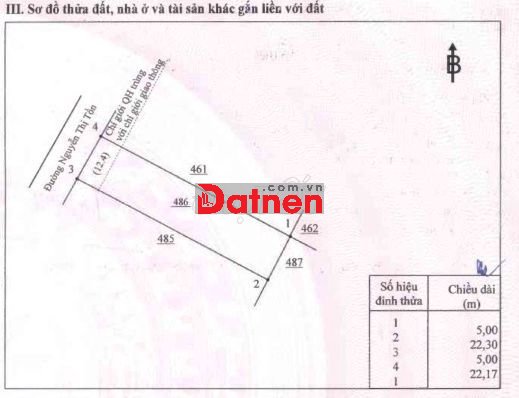đất mặt tiền Nguyễn Thị Tồn , Bửu Hoà, BH, DN