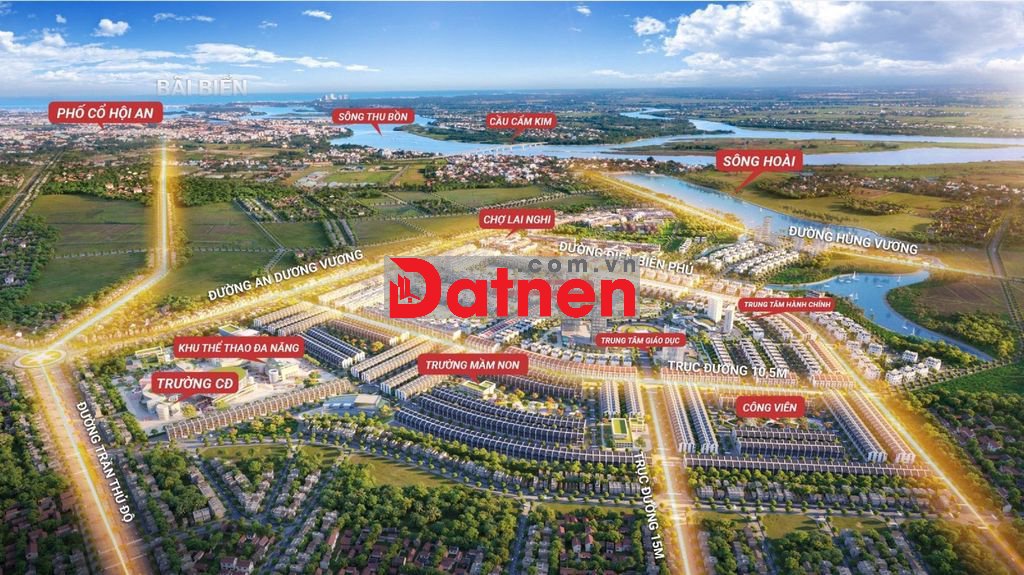 CHÍNH THỨC MỞ BÁN DỰ ÁN NEW GREEN VILLAGE HỘI AN GIÁ 1.5 - 2.1 TỶ/LÔ