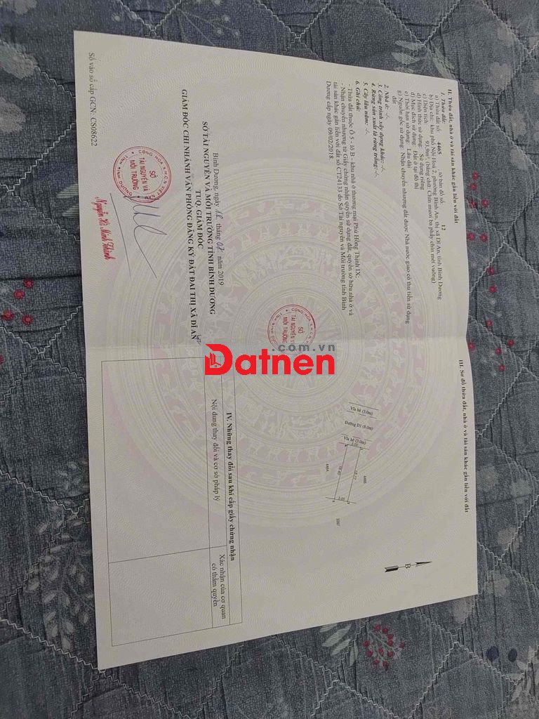 ĐẤT MẶT TIỀN KHU DÂN CƯ PHÚ HỒNG THỊNH- PHƯỜNG ĐÔNG HÒA , TP.HCM