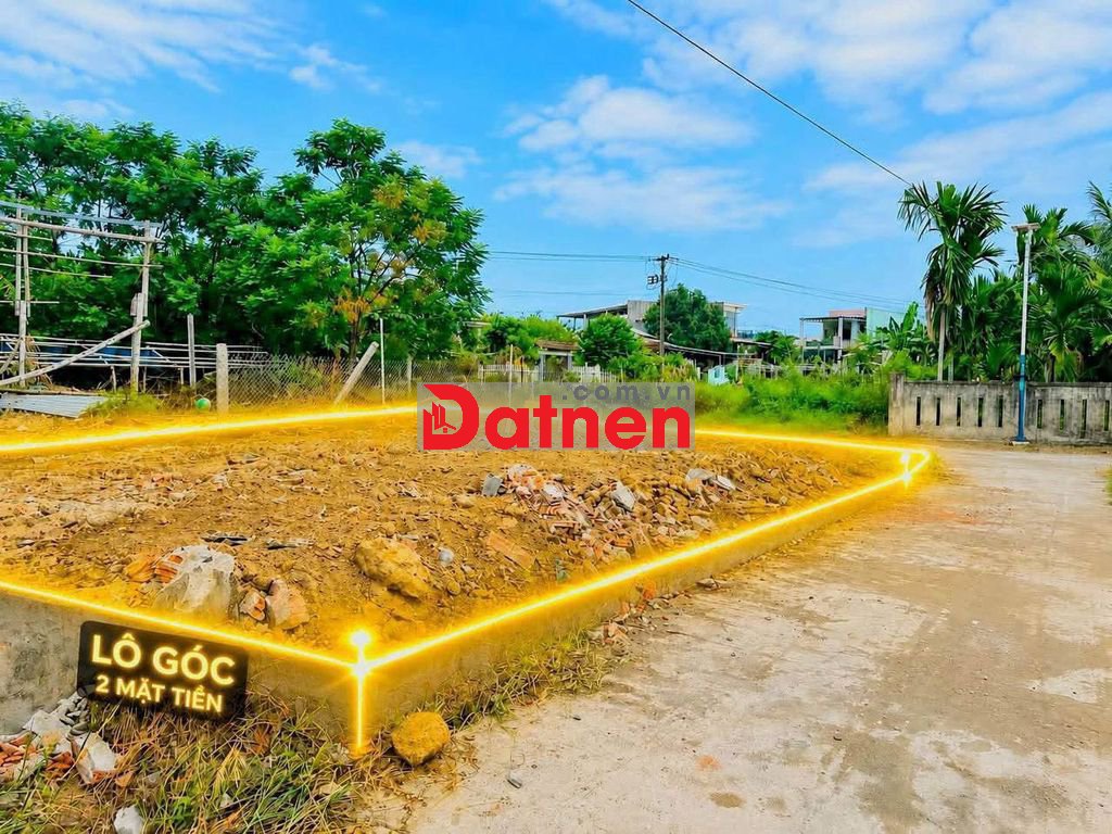 SIÊU PHẨM LÔ GÓC 130 M2 - SẴN SỔ - NAM HOÀ KHƯƠNG- GIÁ 850 TRIỆU