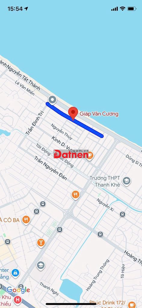 Bán đất mặt tiền đường Giáp Văn Cương, đấu lưng biển Liên Chiểu
