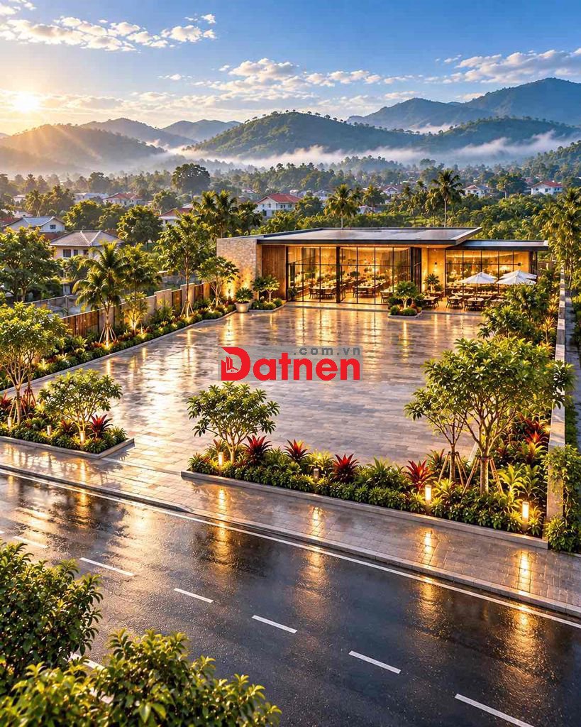 Đất mặt tiền Hoàng Thị Loan, gần bến xe – 990m², có 390m² thổ cư