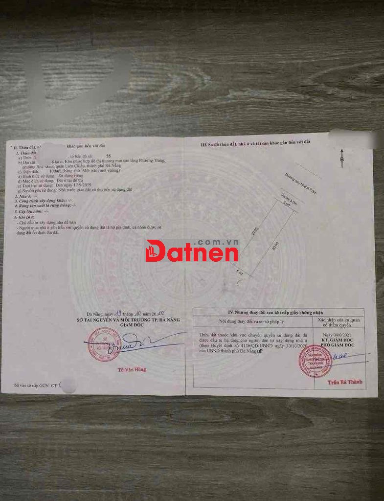 Bán rẻ lô đất Hoà phú 28 - Khu E kim long