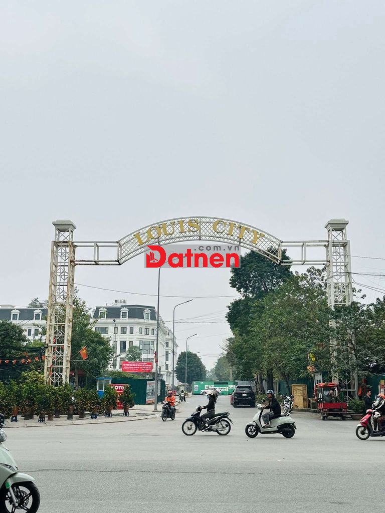 Bán 107M đất sổ đỏ Khu Louis Hoàng Mai. Mặt tiền rộng 8M