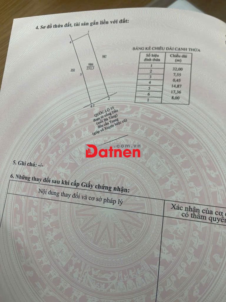 HÀNG NGỘP! 400M2 ĐẤT BIỂN PHƯỚC HẢI GIÁ CHỈ 1Ty500 CÁCH BIỂN 5P