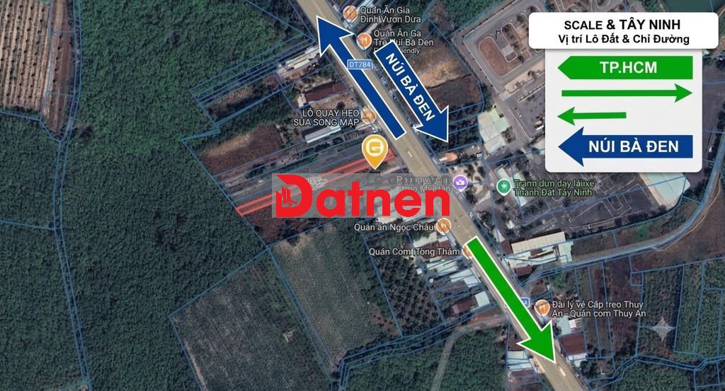 🔥 Mặt tiền ĐT784, 1.042m², ngang 7,2m, sổ riêng, 1,728 tỷ