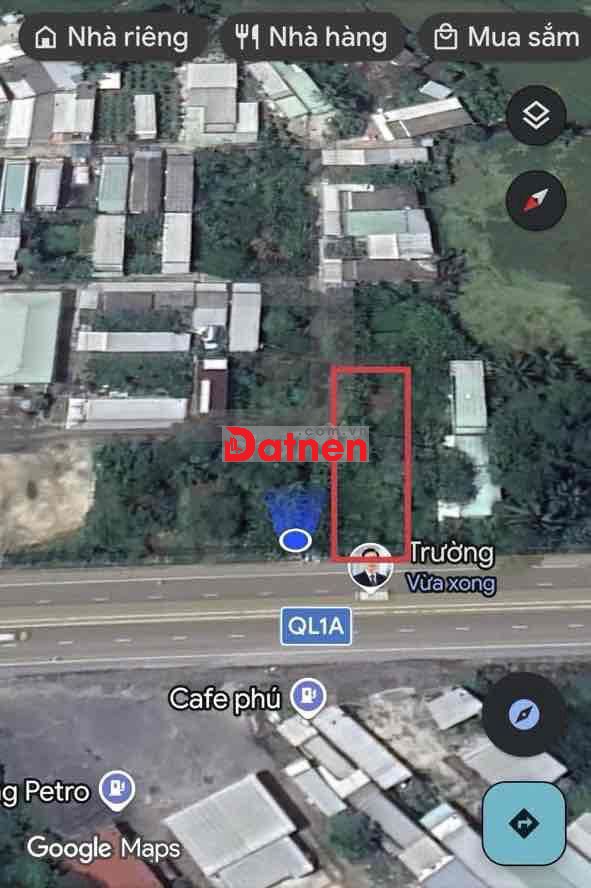 Bán đất chính chủ mặt tiền quốc lộ 1A