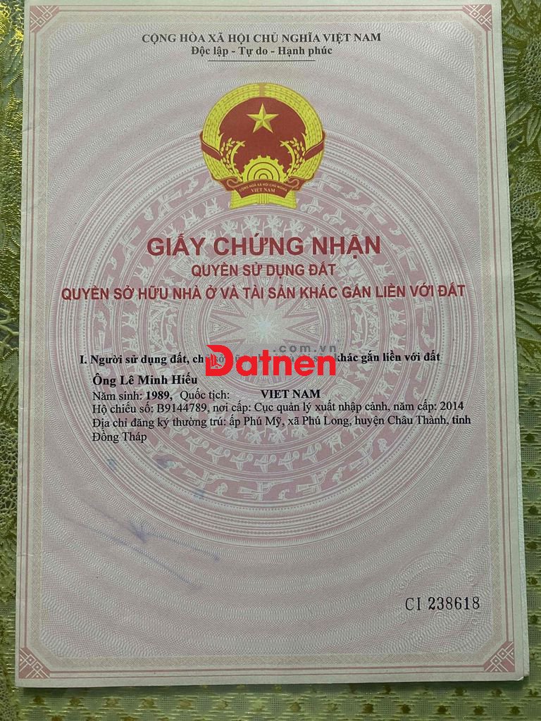 Bán đất thổ cư cách chợ Phú Long 600m