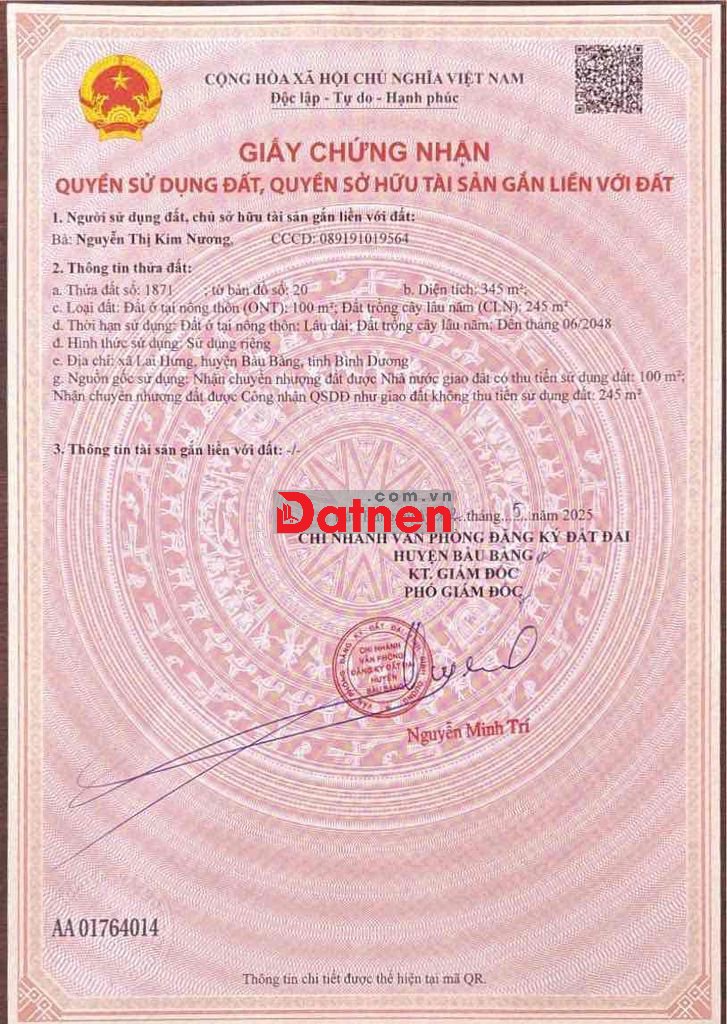 Tôi chính chủ cần bán lô đất tâm huyết
