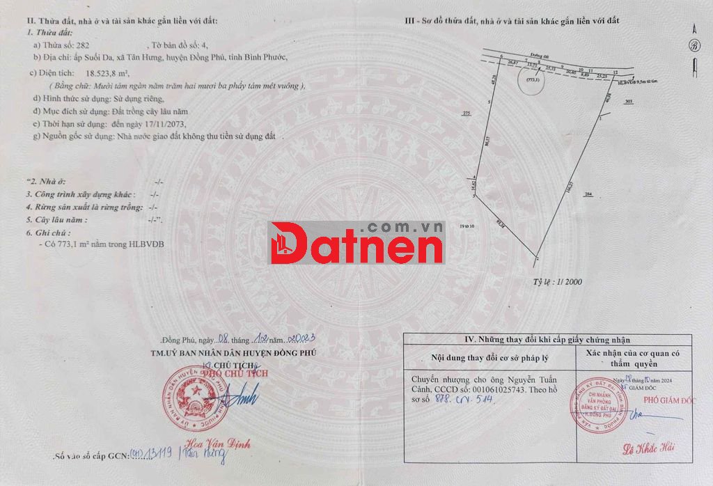 chính chủ đang ngộp ngân hàng cần bán gấp 1.8 ha đất vườn