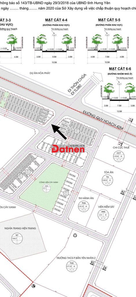 Bán đất đấu giá phú đa mặt đường 20m