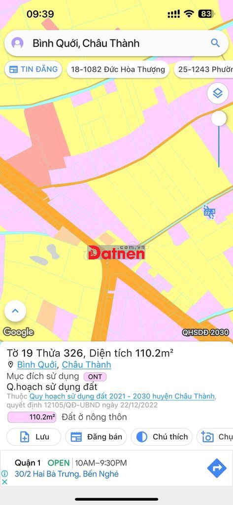 📣 BÁN ĐẤT THỔ CƯ 100% – GIÁ TỐT – CÁCH TL827B CHỈ 80M