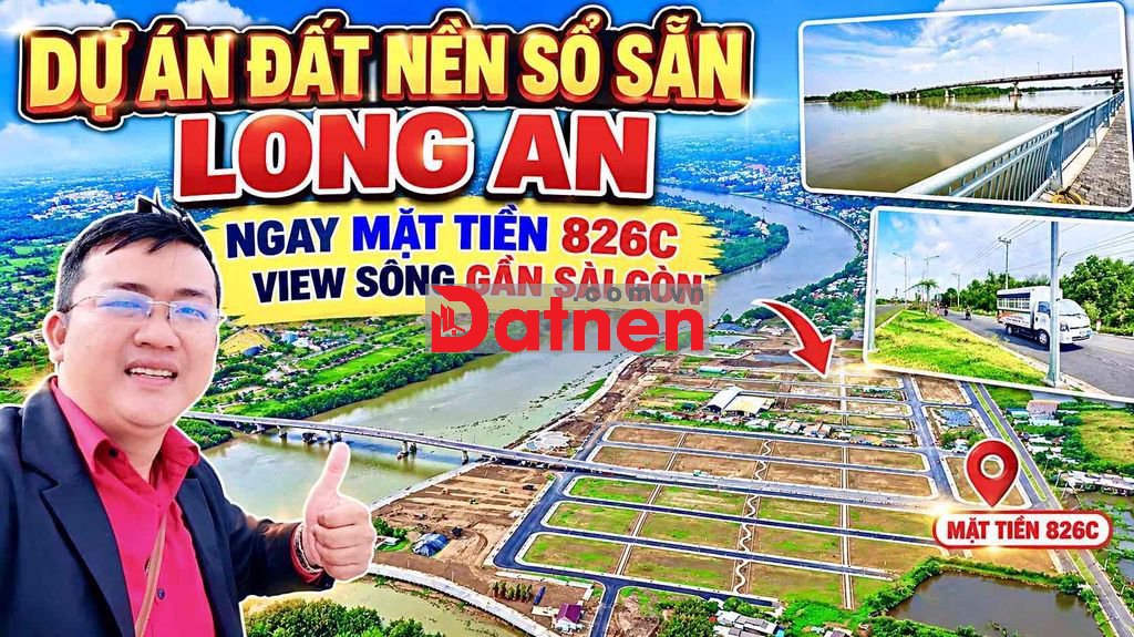 🔥 ĐẤT NỀN VIEW SÔNG CẦN GIUỘC – GIÁ SAU ƯU ĐÃI CHỈ TỪ 26TR/M² – SỔ SẴN