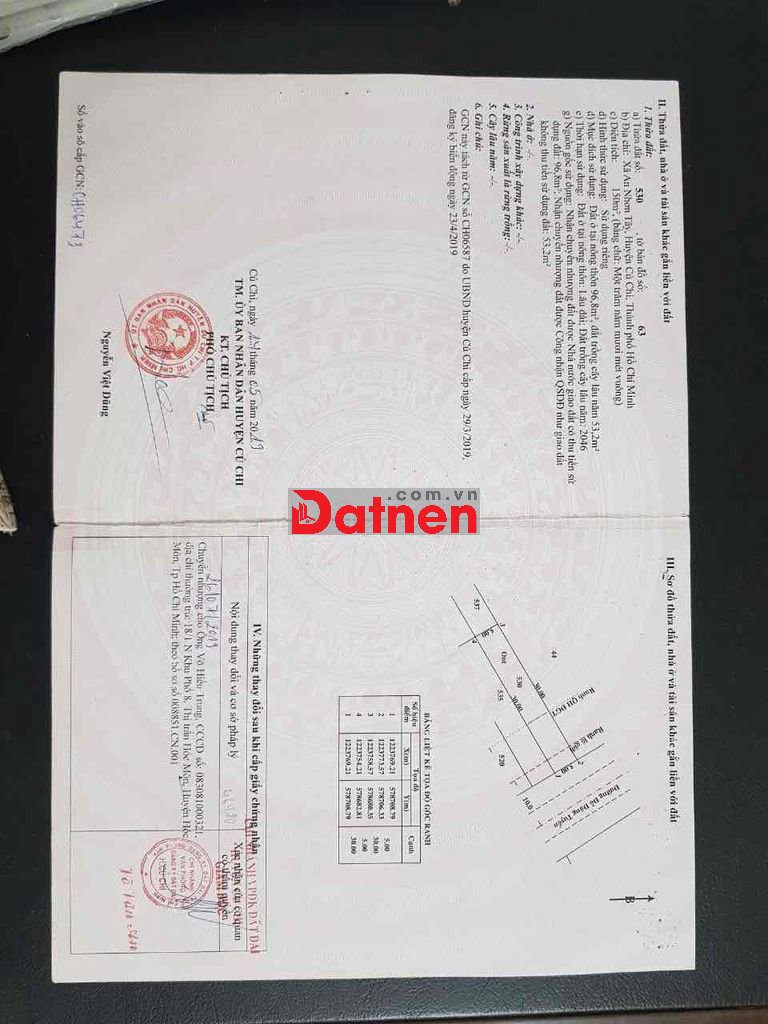 Bán 150m đất thổ cư Đỗ Đăng Tuyển giá 2,5 TL