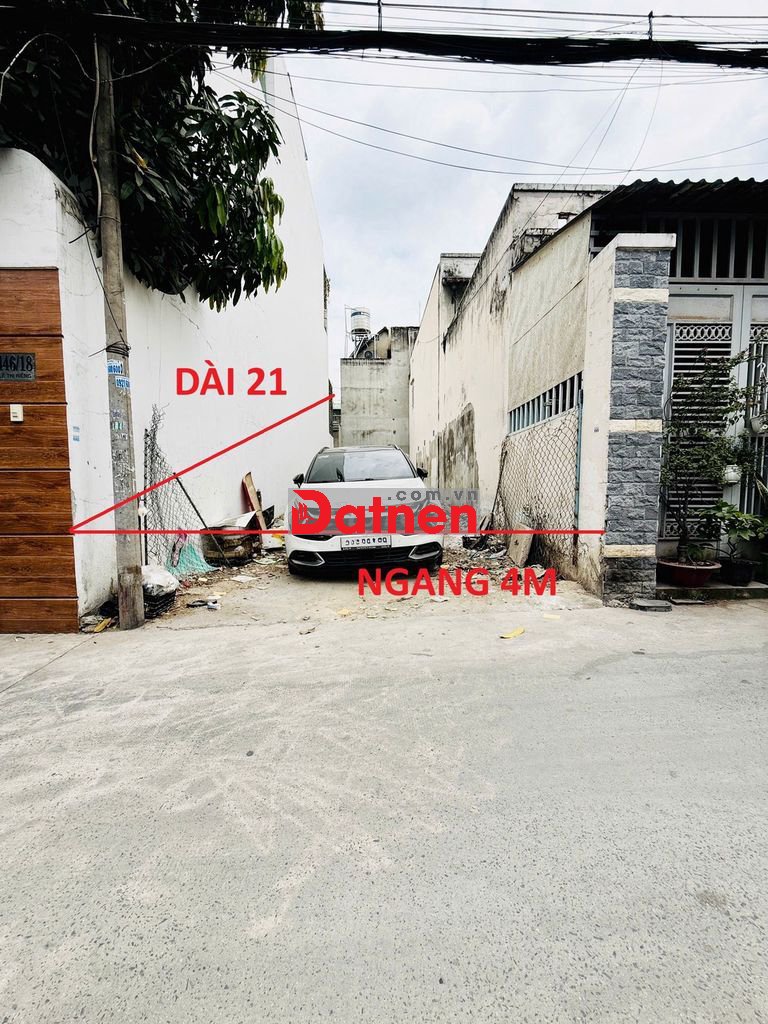 ĐẤT 84M² – HẺM Ô TÔ 5M – THÔNG LÊ THỊ RIÊNG – GIÁP GÒ VẤP – 4,65 TỶ.