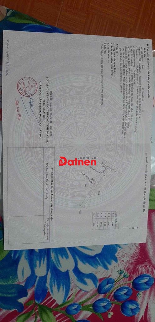 CẦN BÁN GẤP ĐẤT HOÀ KHÁNH (ĐĂK LĂK)