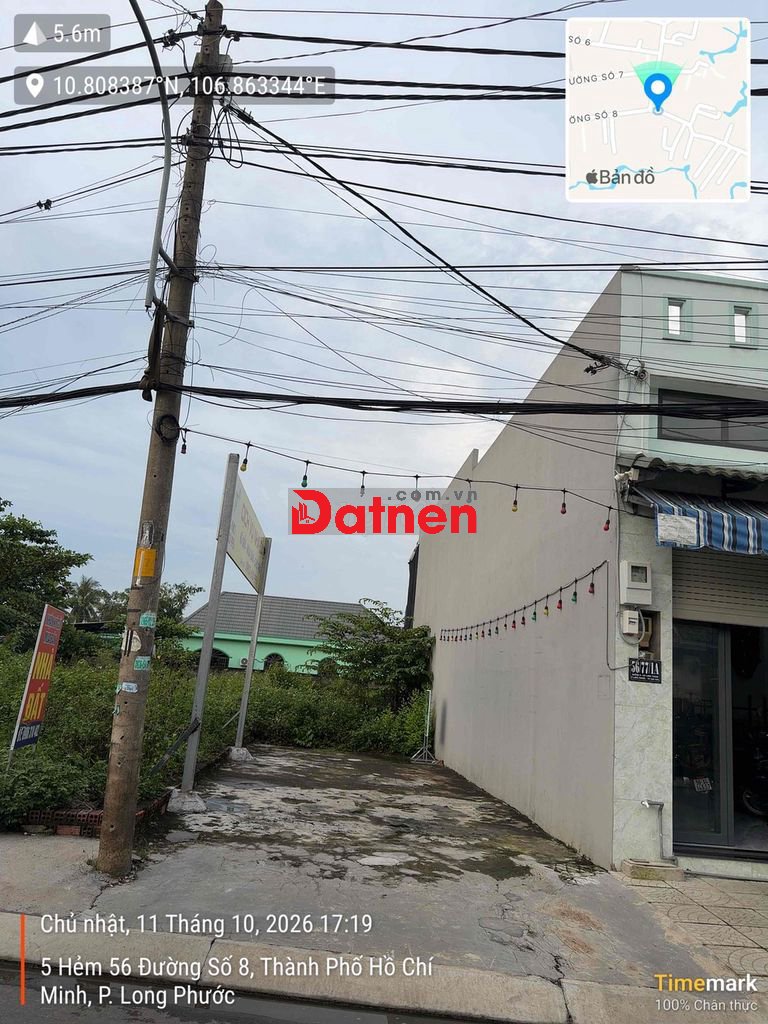 Tôi cần bán đất mặt đường số 8 gần chợ Long Phước, Hồ Chí Minh.