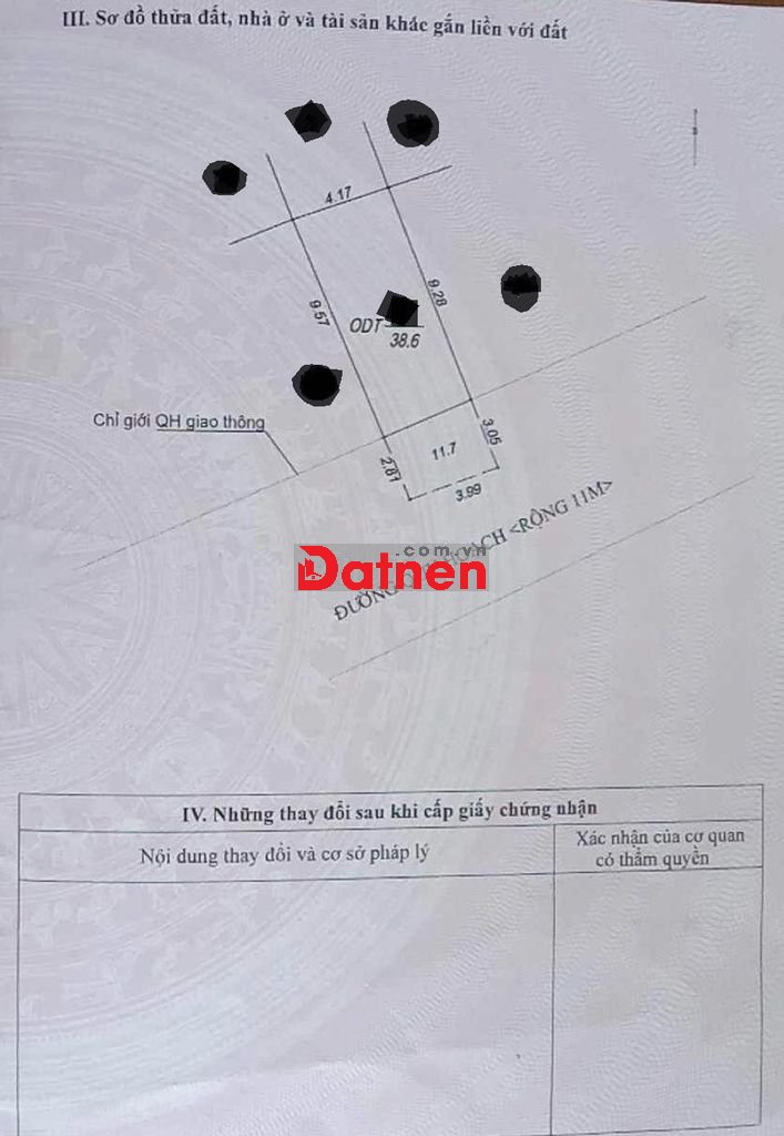 💥Lô TC 4*12,3m Nở Hậu 4,17m,1t4 hẻm 102 Nguyễn Tất Thành,Thông ĐinhNúp