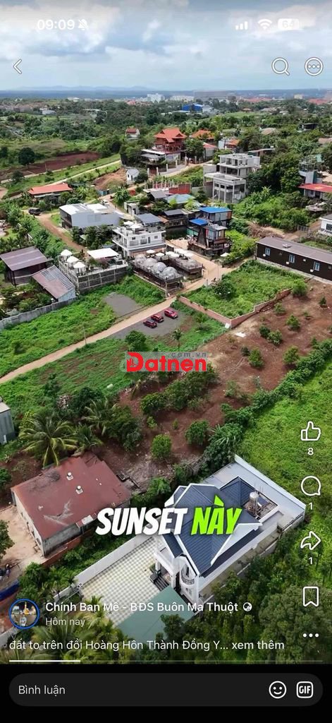 30x21m view đồi hoàng hôn cuối Y Moan khu sinh thái 4,5 tỷ