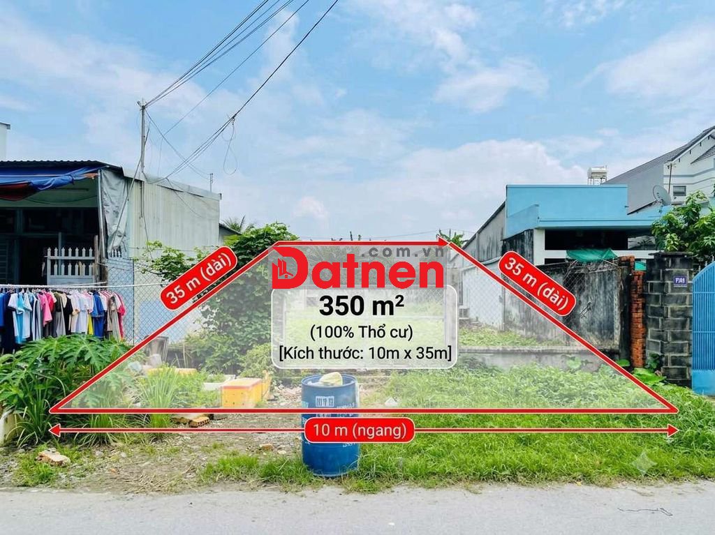 CHỦ NGỘP BÁN NGAY LÔ ĐẤT XÃ TÂN THÔNG HỘI 350M2 GIÁ 620 TRIỆU
