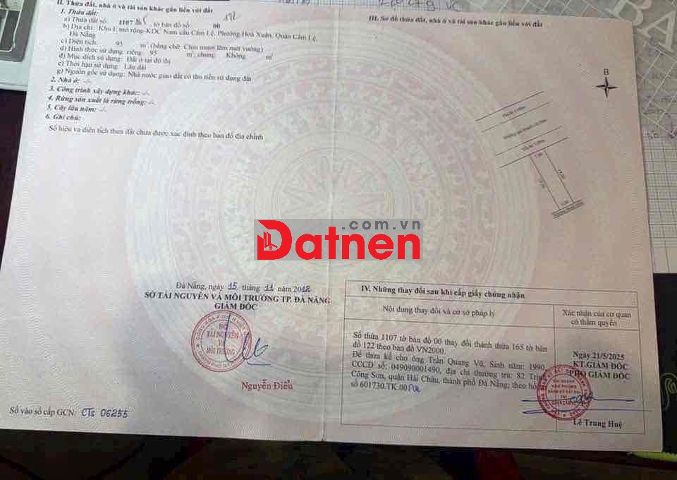 Bán nhanh thu hồi vốn đường 10m5 Võ Văn Ngân