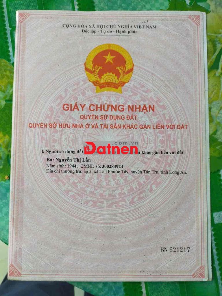 Cần bán 2930 m2 đất lúa ven sông Vàm Cỏ Đông