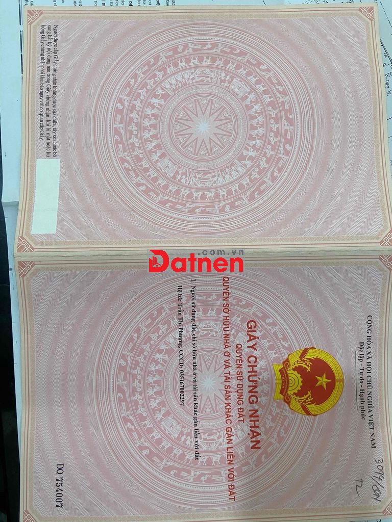 Đất 5x20m ngay chung cư tx22